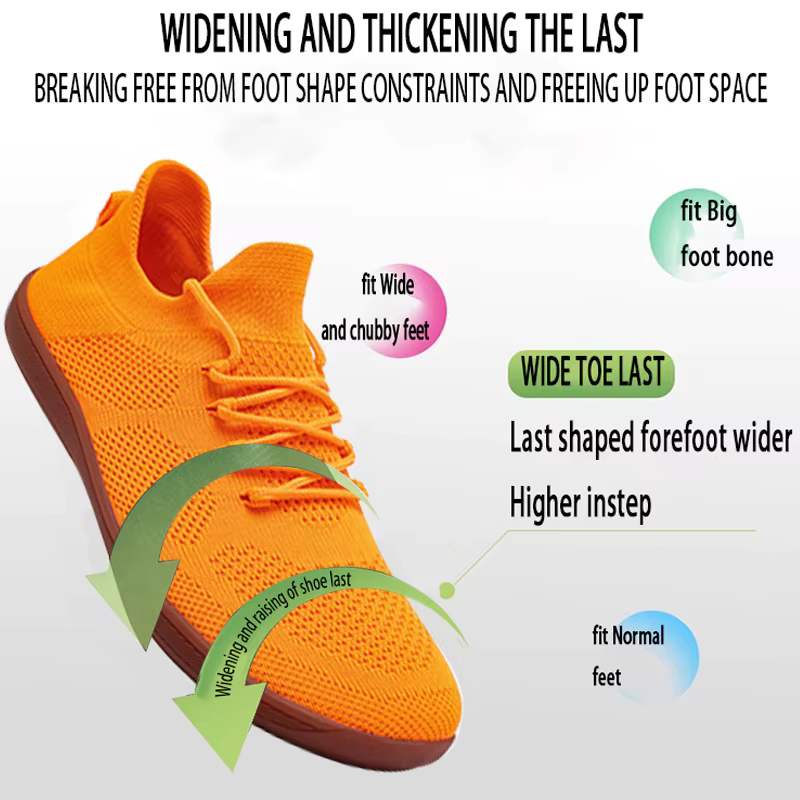 Chaussures de marche pieds nus unisexes, baskets légères et respirantes à bout large, chaussures d'extérieur décontractées et minimalistes