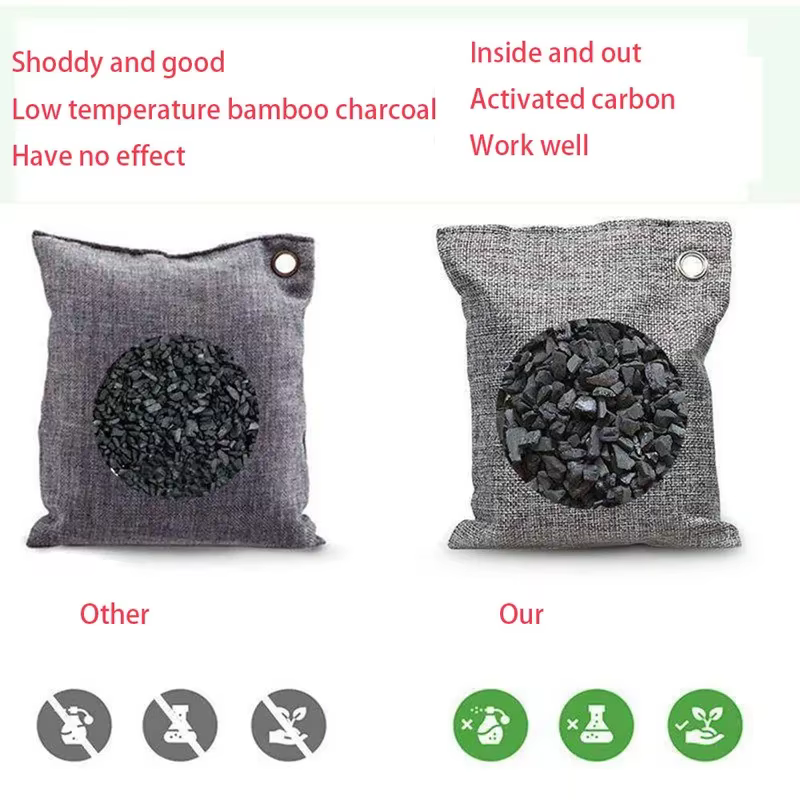 Sacs de charbon actif en bambou pour voiture et maison, 1 pièce, éblles odeurs, élimine le formaldéhyde, supporter ficateur d'air