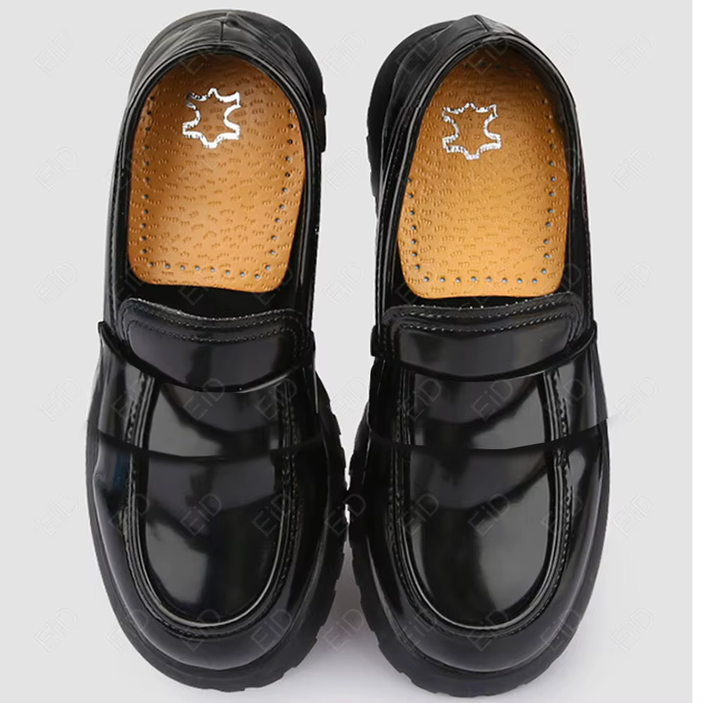 Semelles intérieures en cuir pour chaussures hommes femmes talons élastiques