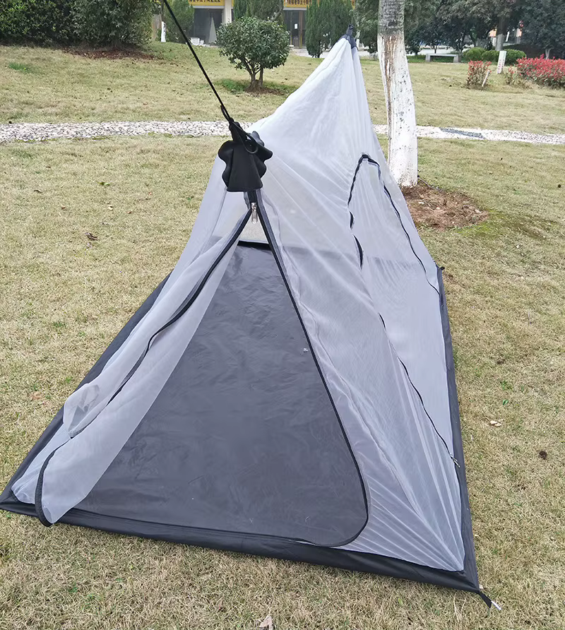 Nouveau Camping moustiquaire tente avec fond simple porte