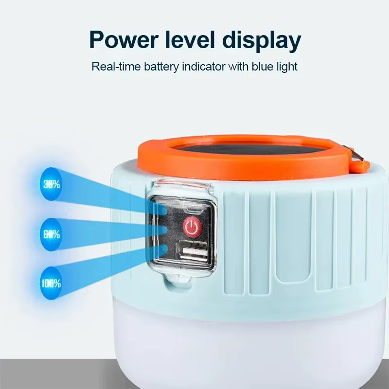 LED Camping lumière Rechargeable étanche Portable en plein air randonnée lumières de secours lumineux tente lampe