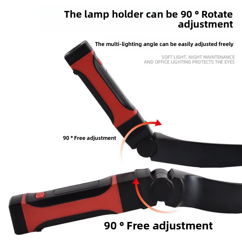 Transfrontalier nouveau LED cou lumière lecture lumière extérieure nuit course lumière barbecue lumière camping lumière éclairage travail magnétique