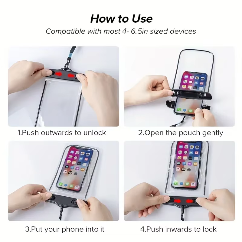 Étui de téléphone étanche