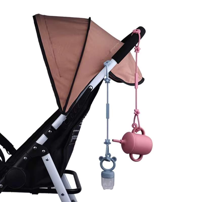Chaîne sucette pour bébé avec sangles sécurité