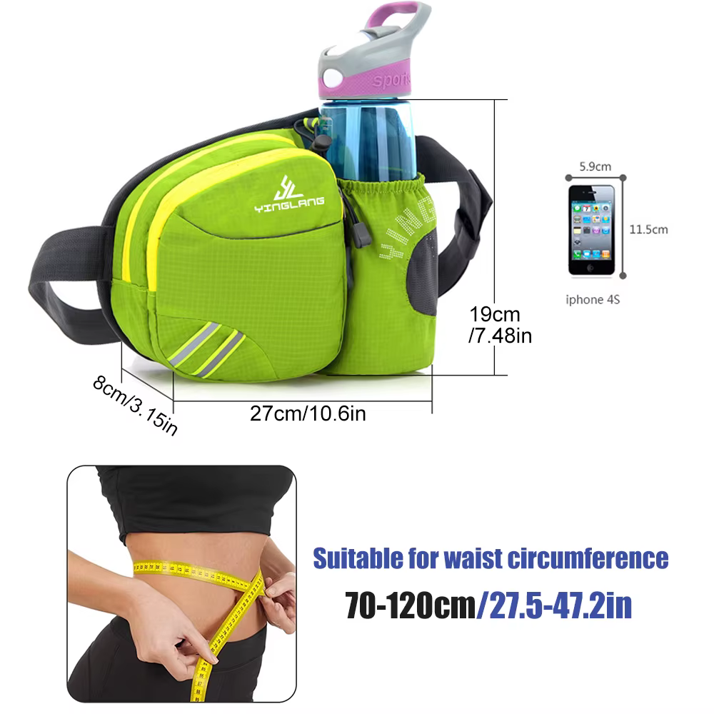 Sac banane avec porte-bouteille d'eau