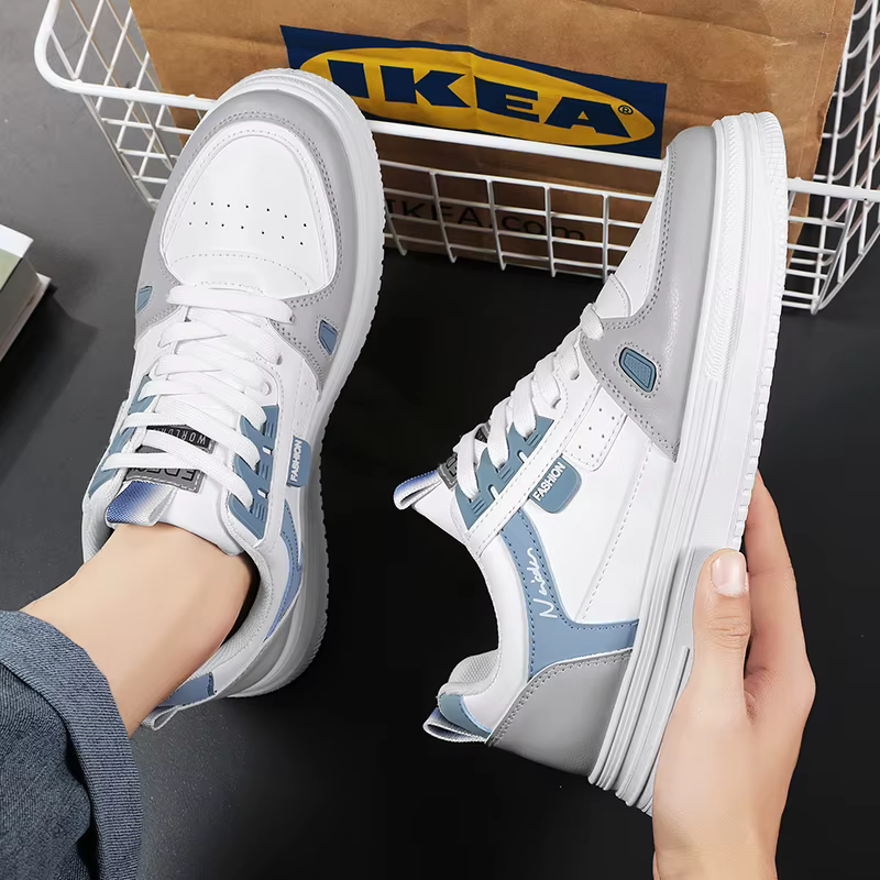 Baskets de sport vulcanisées de luxe pour hommes