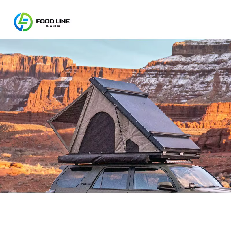 Tente de toit de voiture triangulaire personnalisée pour le camping