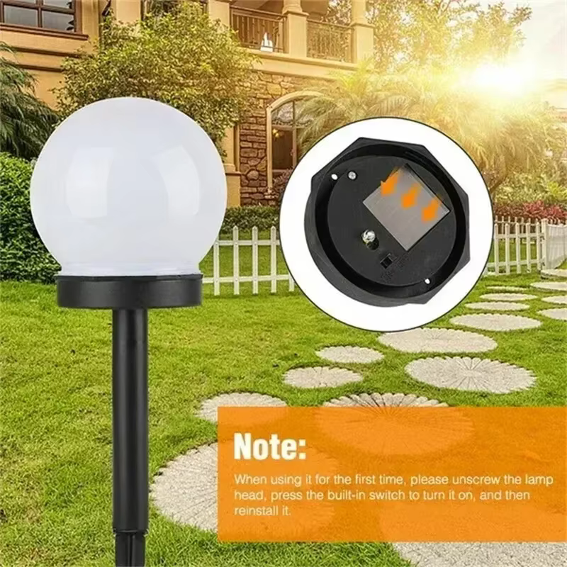 Lampes solaires pour sphères d'extérieur