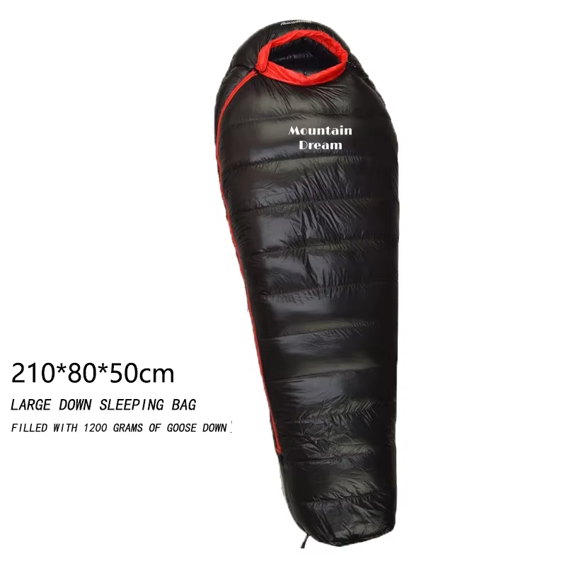Mountaindream-Grand sac de couchage portable en duvet d'oie pour adultes
