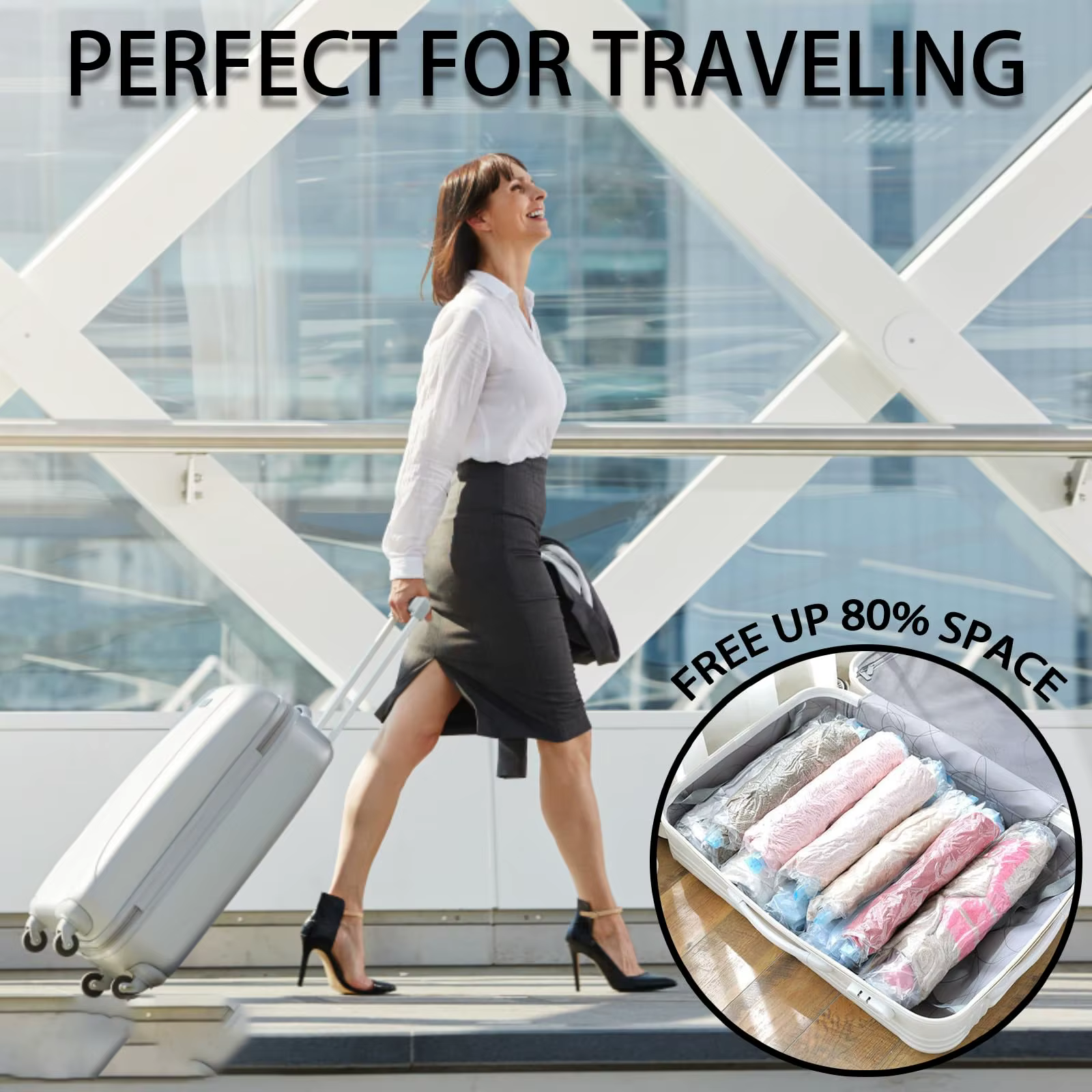 10 sacs de compression de voyage