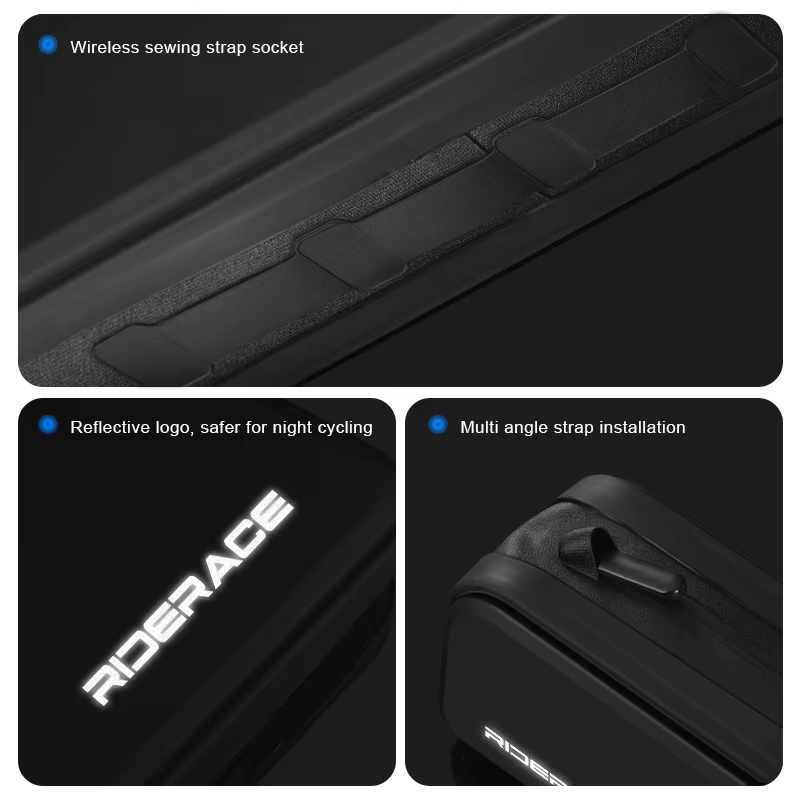 RIDERACE sac de Tube supérieur de vélo étanche TPU vtt gravier