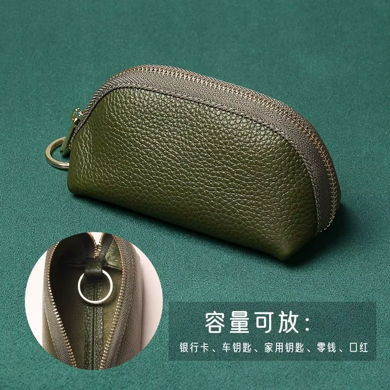 Sac à boulettes, sac à clés, portefeuille de grande capacité, sac en PU, sac à langer unisexe multifonctionnel