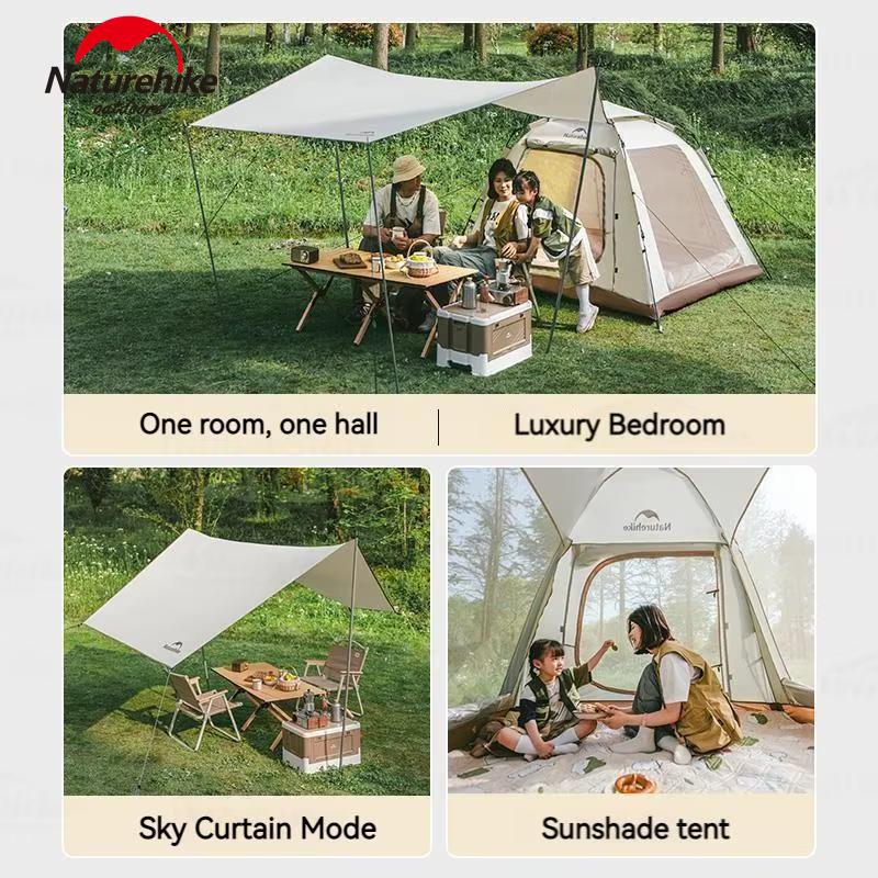 Natureifa-Tente automatique Ango pour 3 à 4 personnes