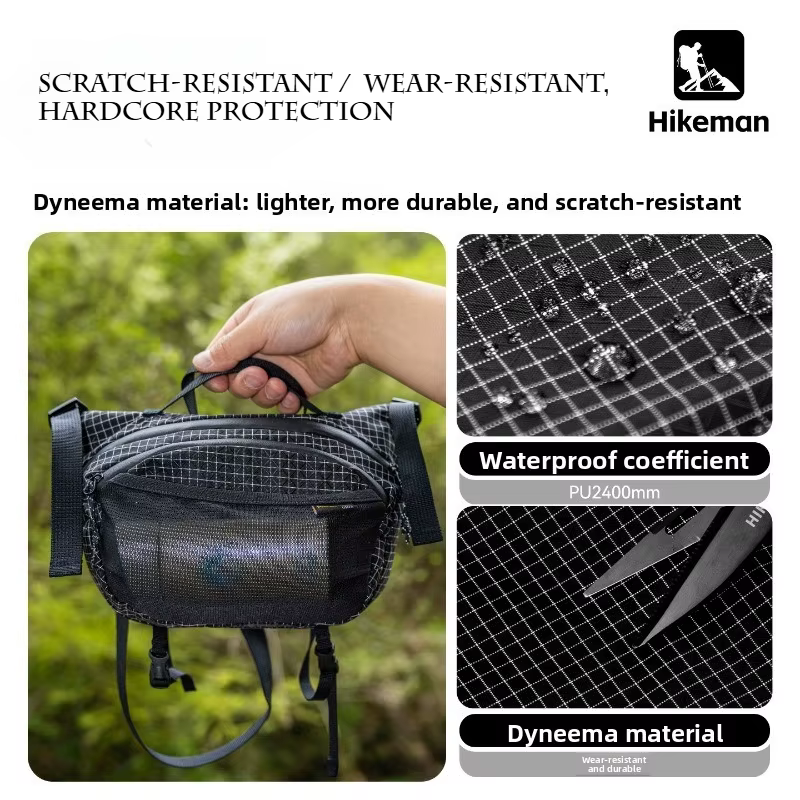 Sac banane de randonnée en nylon imperméable et durable Dyneema