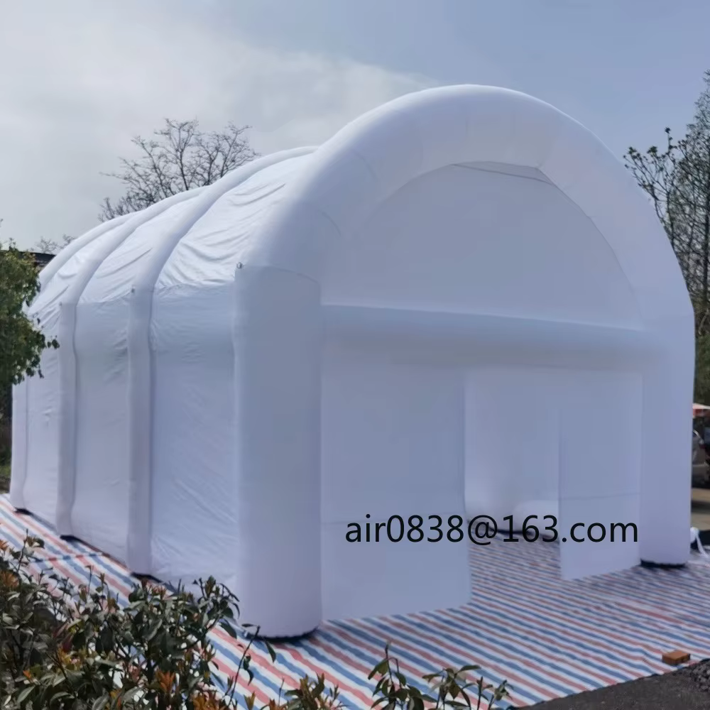 Affichage extérieur gonflable géant arc Tunnel tente Hangar Portable fête événement salle d'exposition sport chapiteau publicité Gazebo