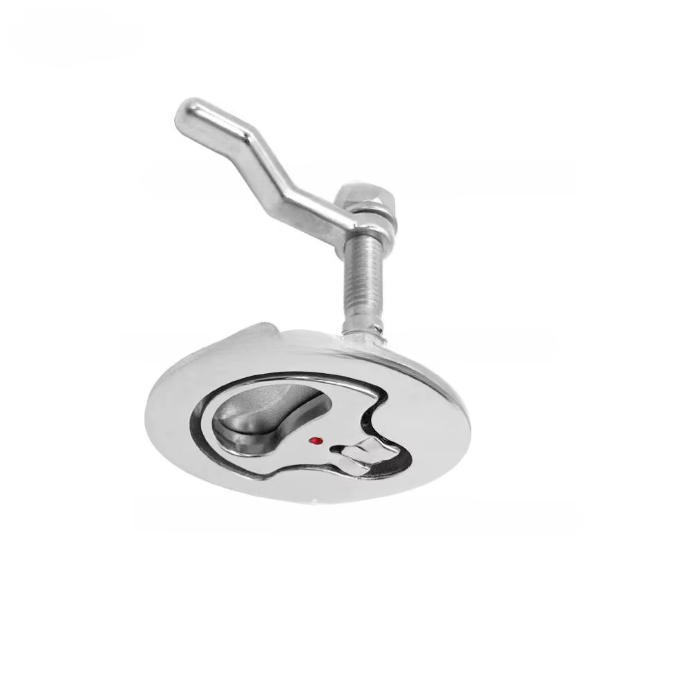 Loquet à came affleurant en acier inoxydable 316, loquet de pont à nervures, quincaillerie marine, serrure de sol de bateau, accessoire de Yacht