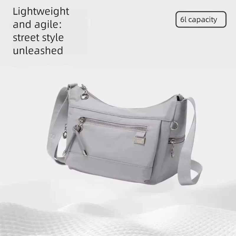 EPOL Sac bandoulière léger et imperméable en nylon pour femme
