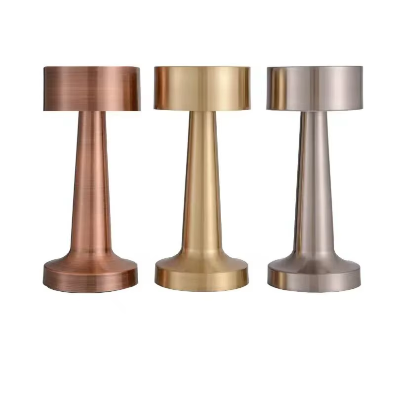 Lampe de Table LED 3 couleurs rétro lampe de Table basse barre tactile lampe décorative de bureau capteur veilleuse Rechargeable pour chambre