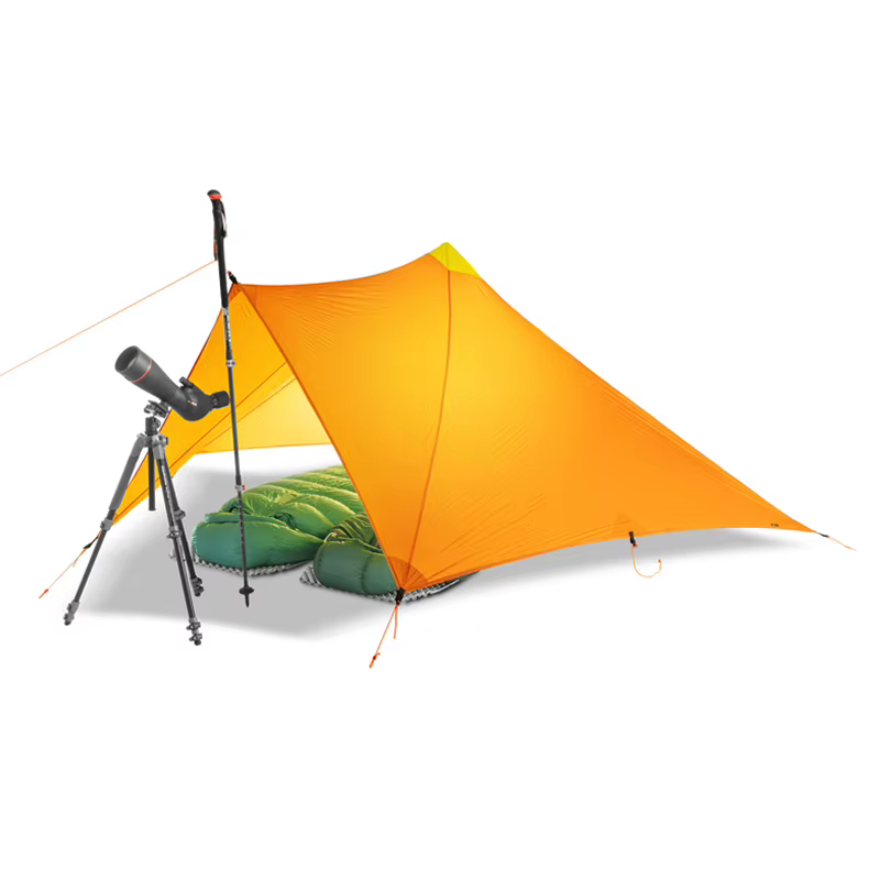 FLAME'S CREED TrailStar Minaret Ultra-léger Portable Spire 2 homme abri tente de Camping 20D revêtement en Silicone pour la randonnée