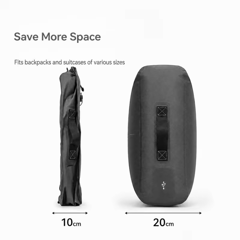 Sac de compression sous vide de voyage avec pompe électrique USB, approuvé par les compagnies aériennes, ultra-compact, réutilisable, pour valise et bagages