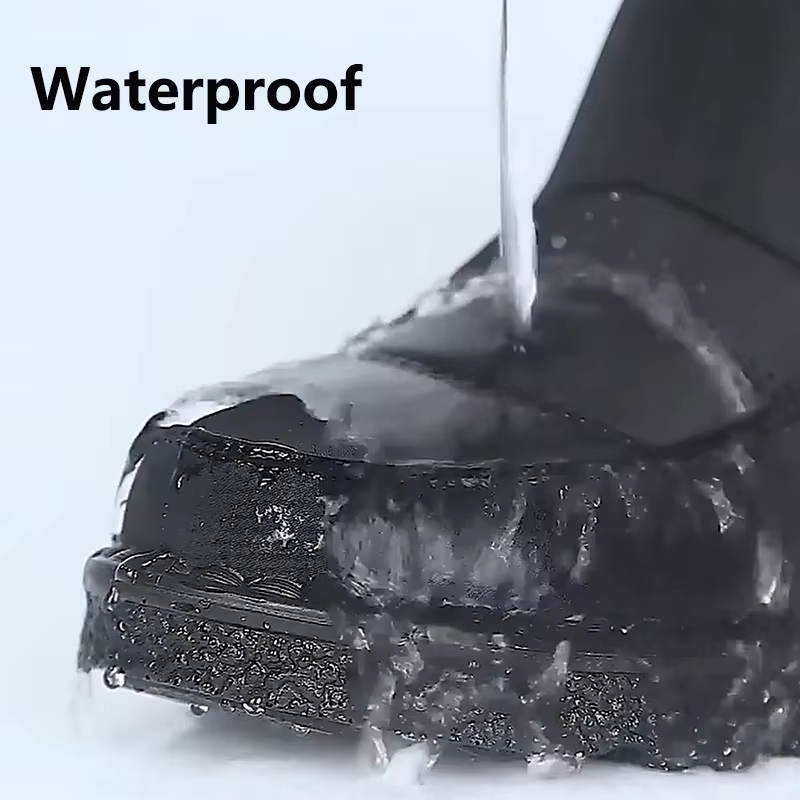 Bottes de neige rembourrées en coton imperméables pour femmes