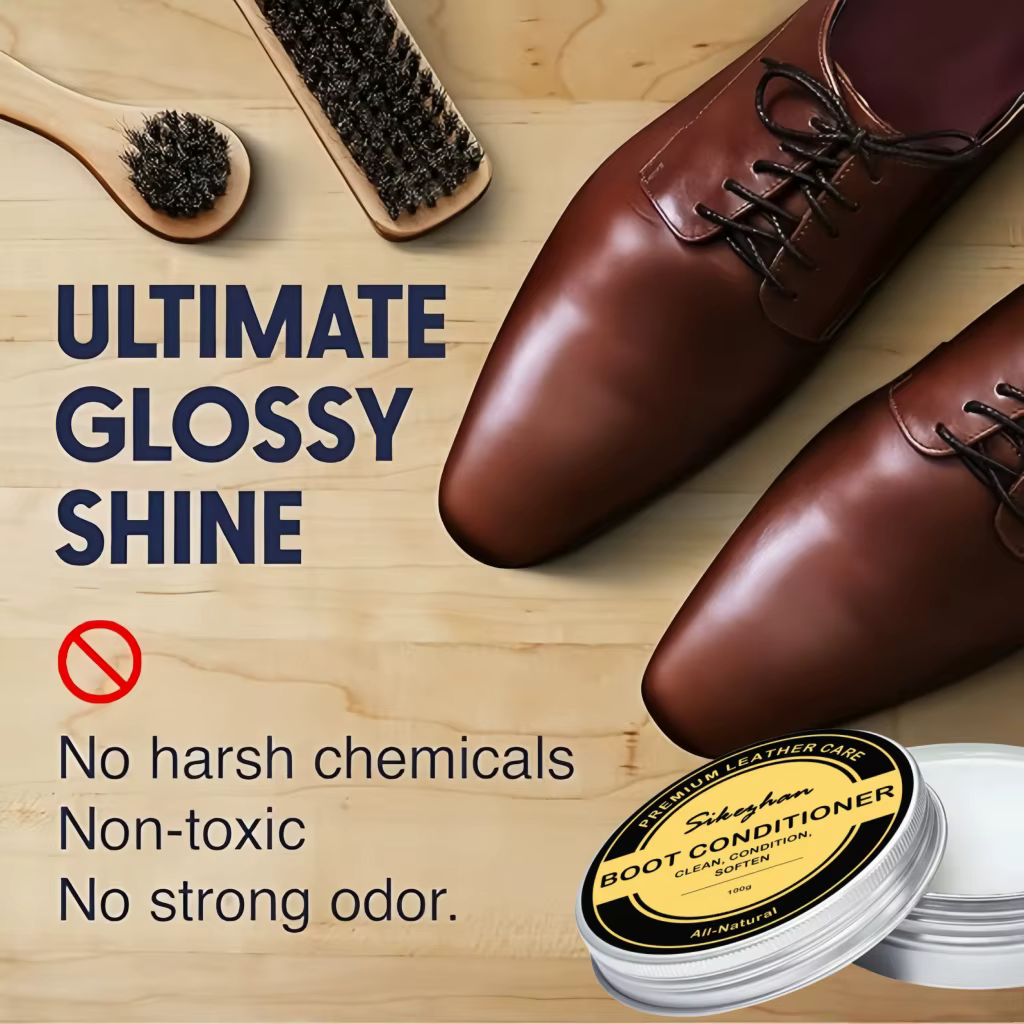 Crème de soin pour bottes en cuir, après-shampooing pour bottes de travail et bottes à la mode, baume pour vernis à chaussures, transparent, inodore, Non gras