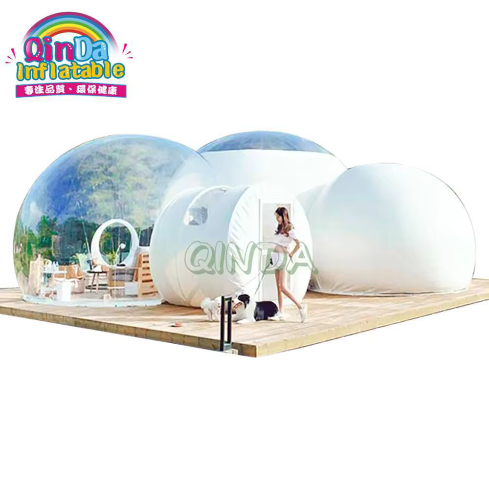 Maison gonflable transparente gonflable de tente de bulle de dôme