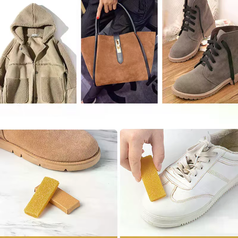 Nettoyant pour chaussures en daim mat et cuir, gomme de nettoyage pour chaussures