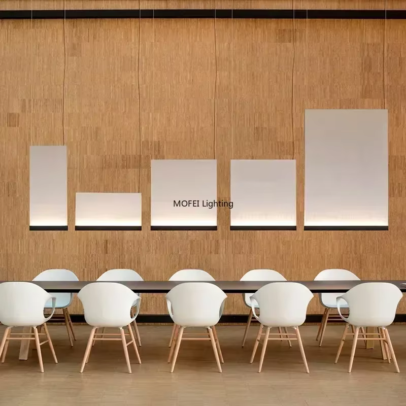 Tissu tricoté pendentif LED lumière nordique design minimalisme lustre salle à manger bureau décoration de la maison lampe suspendue élégante
