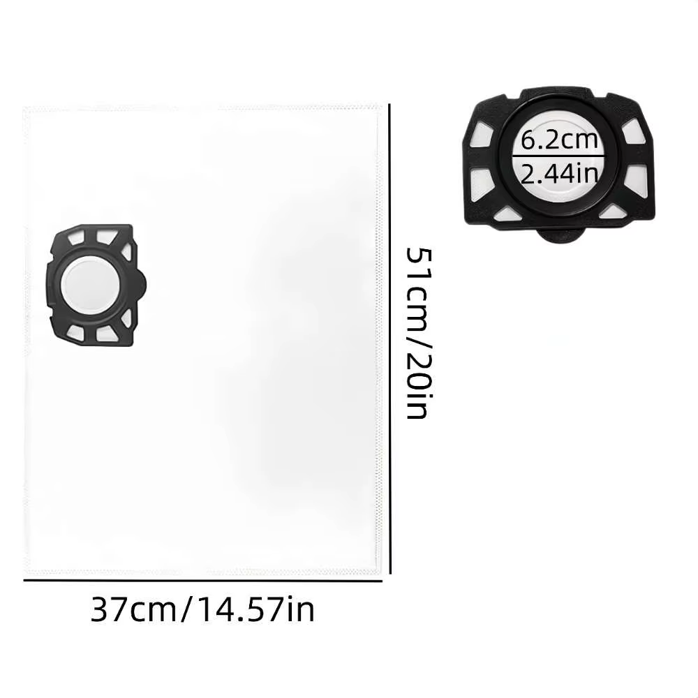 Sacs à poussière pour Karcher 2.863-314.0 KFI 357 KWD1, WD2 Plus, WD3.200 - WD3.800 M,SE4002, SE4001, MV3, accessoires pour aspirateur