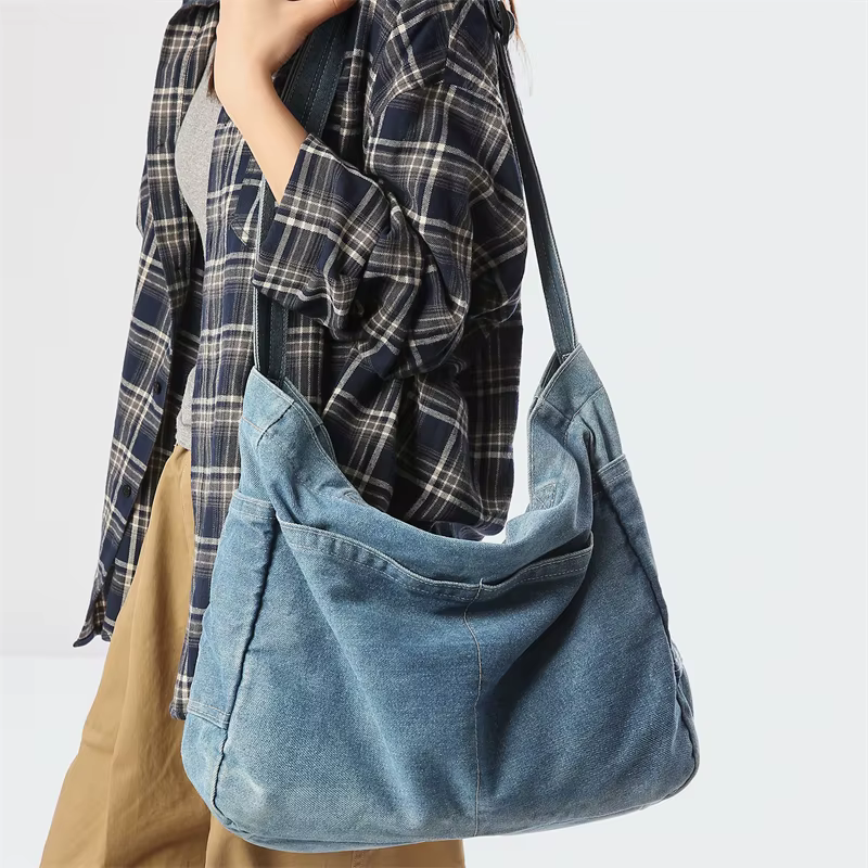 Sac à bandoulière en Denim Simple pour femmes