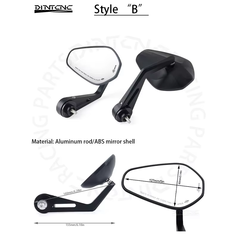 Pour YAMAHA MT-07 2025 MT09 2021-2023 FZ MT07 MT-09 SP Accessoires Moto Rétroviseurs Latéraux Rotatifs E9 Rétroviseur de Guidon à Fixation Extrémité de Guidon