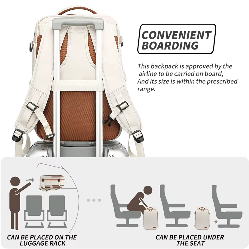 Sac à dos de voyage 40x20x30 cabine avion étanche extensible week-end ordinateur portable avec Port USB Ryanair bagage à main femmes hommes sac à dos
