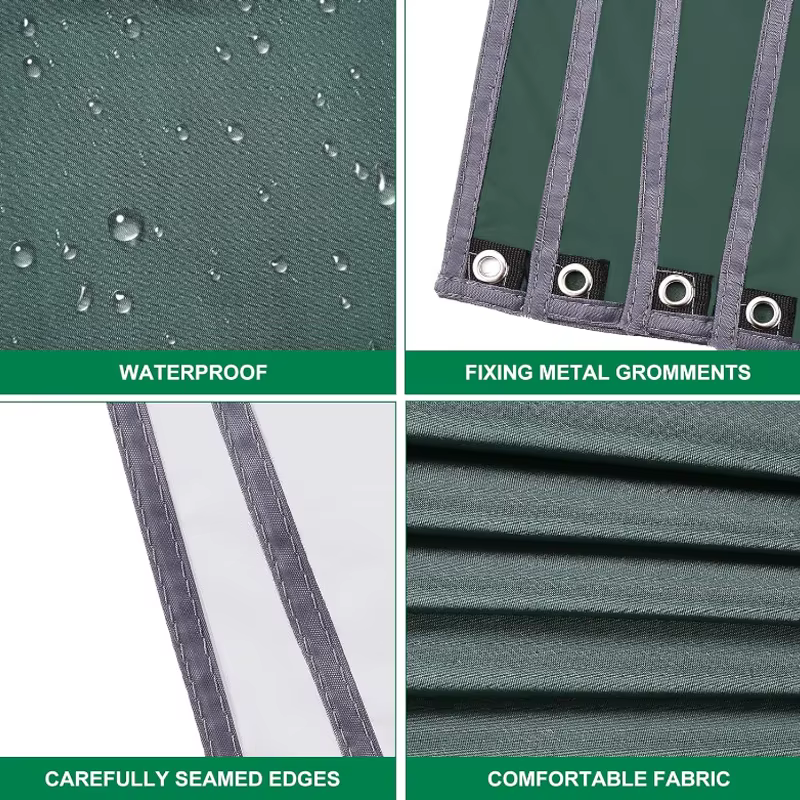 Grande Tente de Camping Extérieure Imperméable avec Protection UV et Pare-Soleil pour Pique-niques