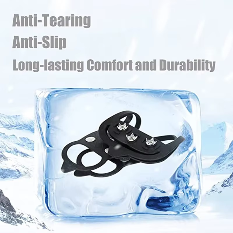 Crampons à 8 dents pour bottes de neige et de glace