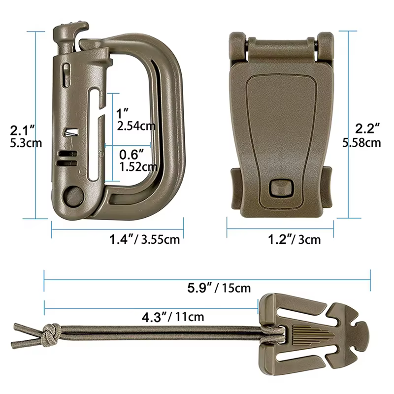 Kit d'accessoires Molle de 27 sacs à dos tactiques d'extérieur