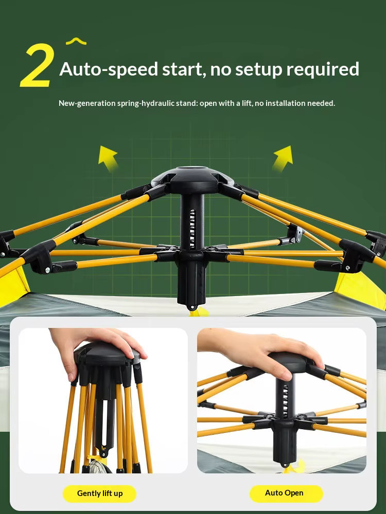 Tente automatique pliable portable Lohascamping pour pique-niques et camping en plein air