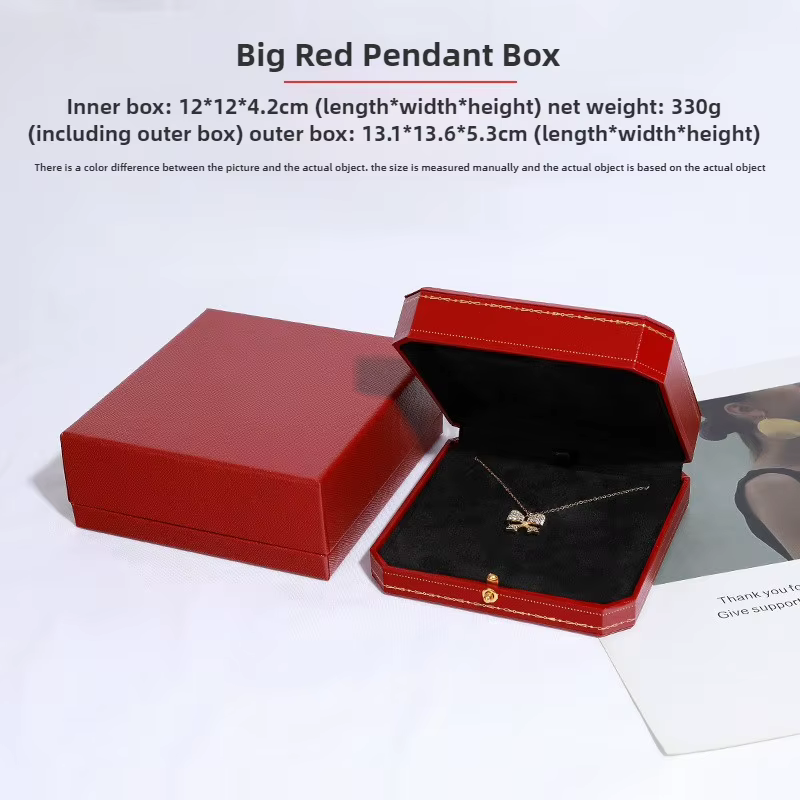 Sac de montre rouge de voyage de luxe