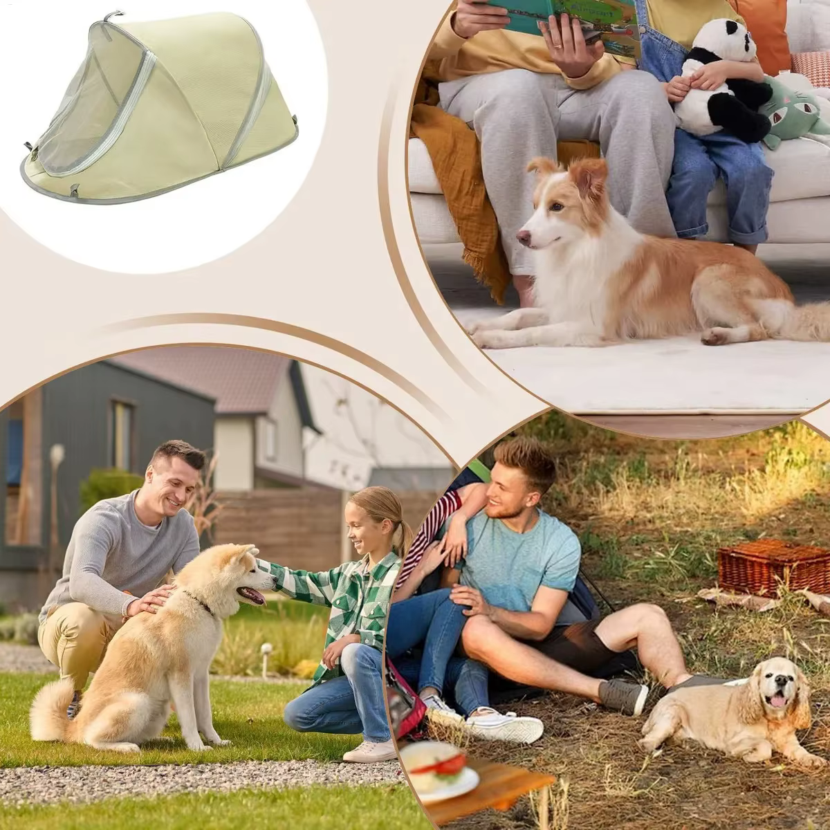 Tente pliable pour animaux de compagnie