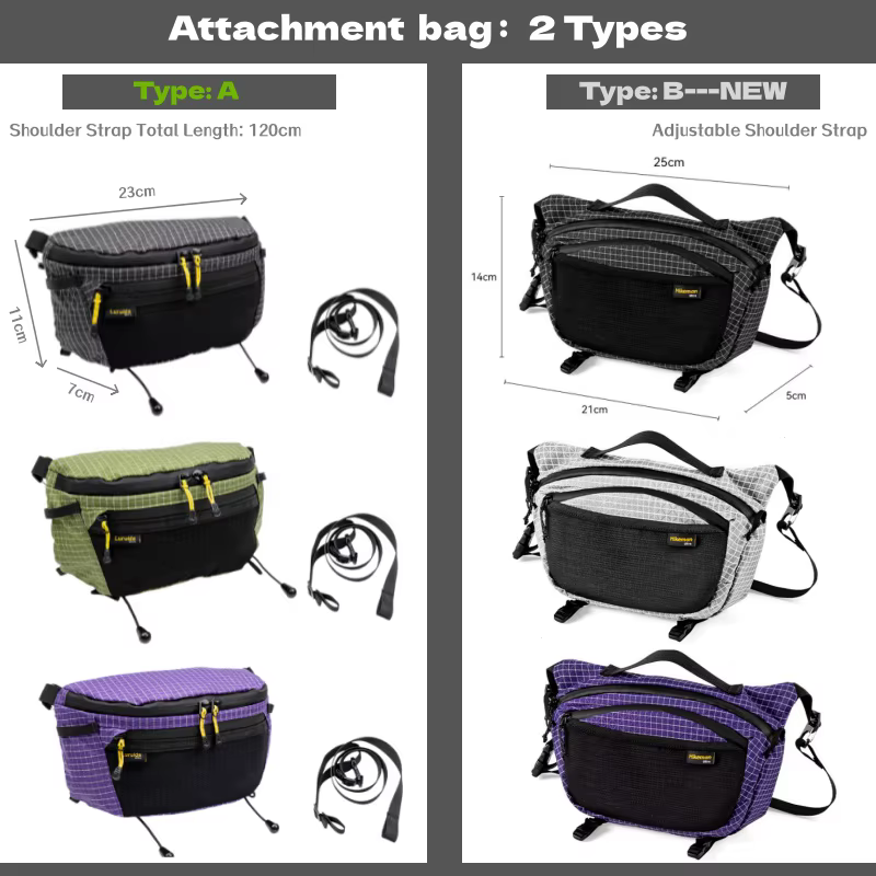 Sac banane de randonnée en nylon imperméable et durable Dyneema