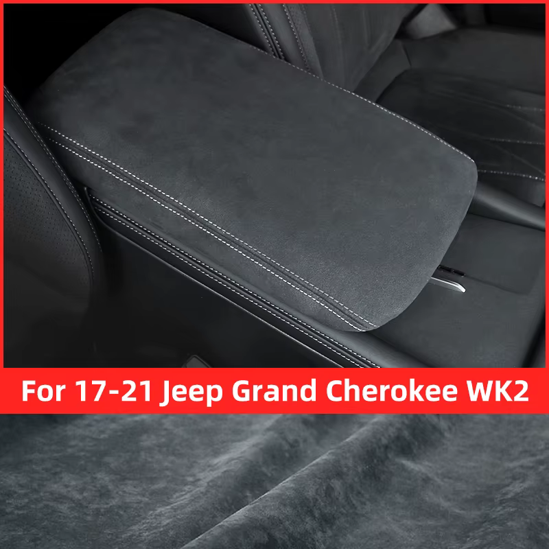 Accessoires de voiture pour Jeep Grand Cherokee WK2 2011-2015 2016 2017 2018 2019 2020 2021, couvercle de protection pour boîte d'accoudoir de commande centrale