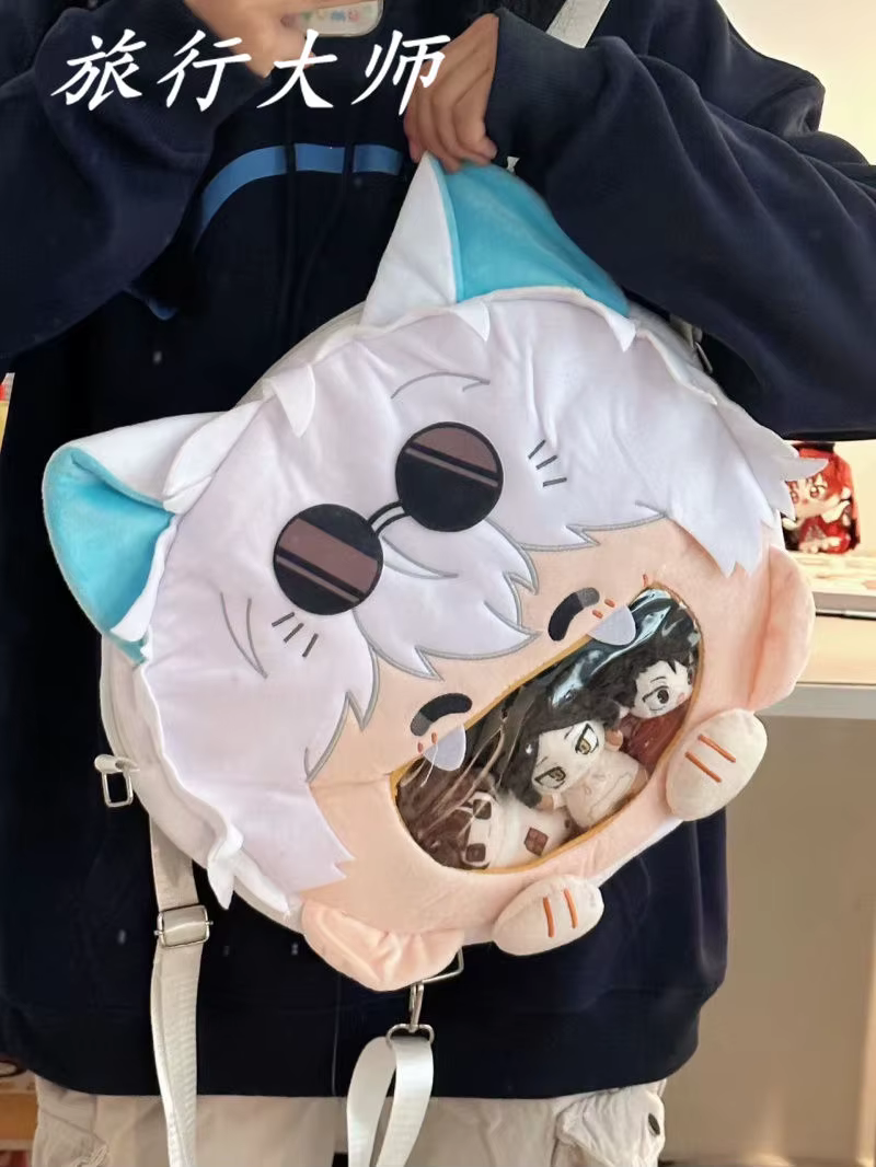Anime Jujutsu Kaisen Itabag Gojo Satoru Kawaii Ita sac pour femmes sacs à dos sac à dos de poche Transparent Cosplay sac mignon