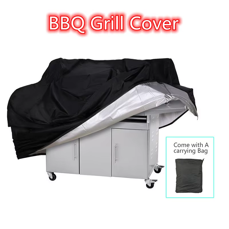 Housse de protection pour Barbecue d'extérieur, imperméable, robuste, Anti-soleil et pluie, pour Weber, ronde et rectangulaire, accessoires pour Barbecue