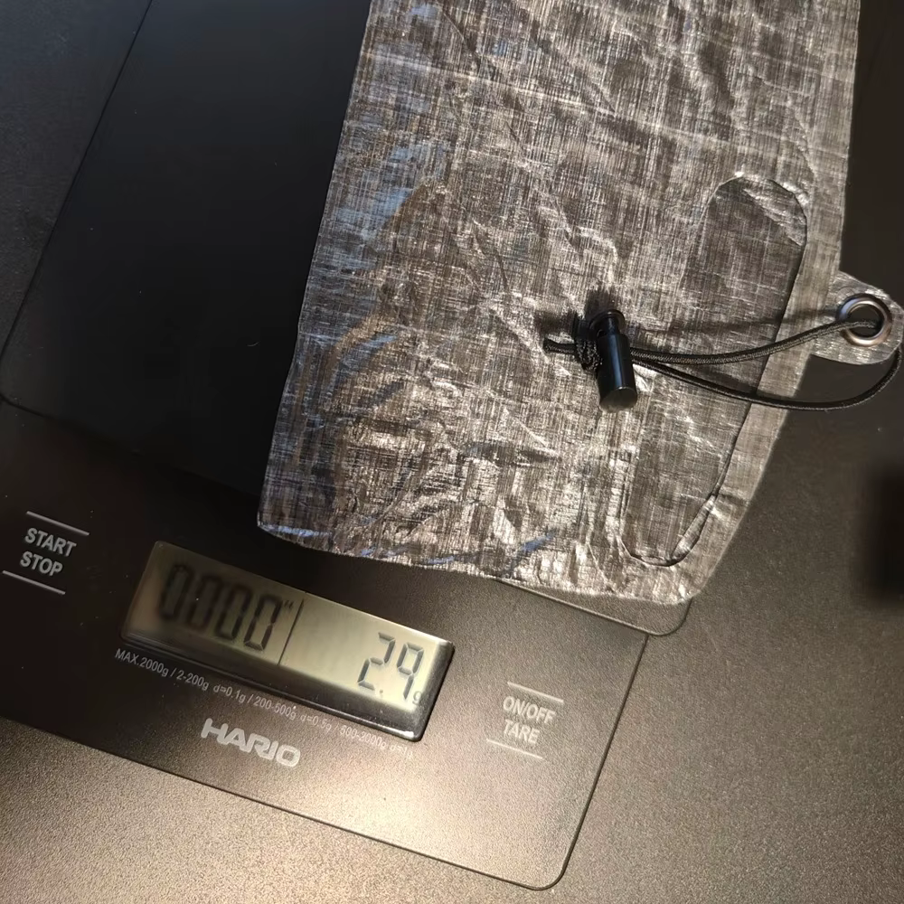 [HODR] Dyneema sac de rangement pour chevilles au sol 1.43oz fibre Cuben DCF EDC piquets d'équipement sac de rangement ultraléger 3/4g clou au sol minimaliste