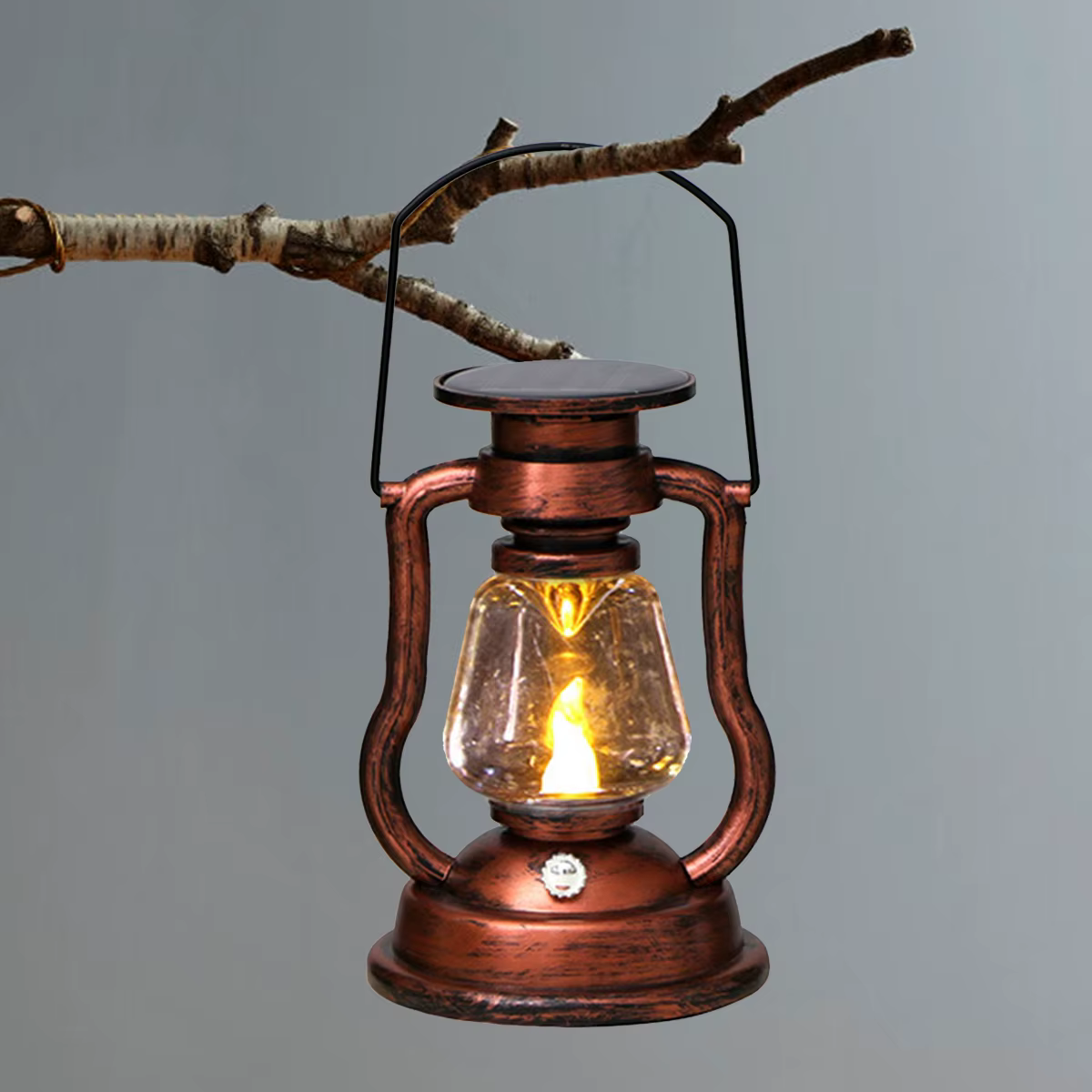 LED lumière solaire rétro lampe à huile LED