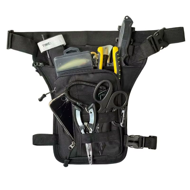 Sac de taille et de jambe d'extérieur pour hommes, sac à bandoulière décontracté, sac de sport, sac de randonnée multifonctionnel
