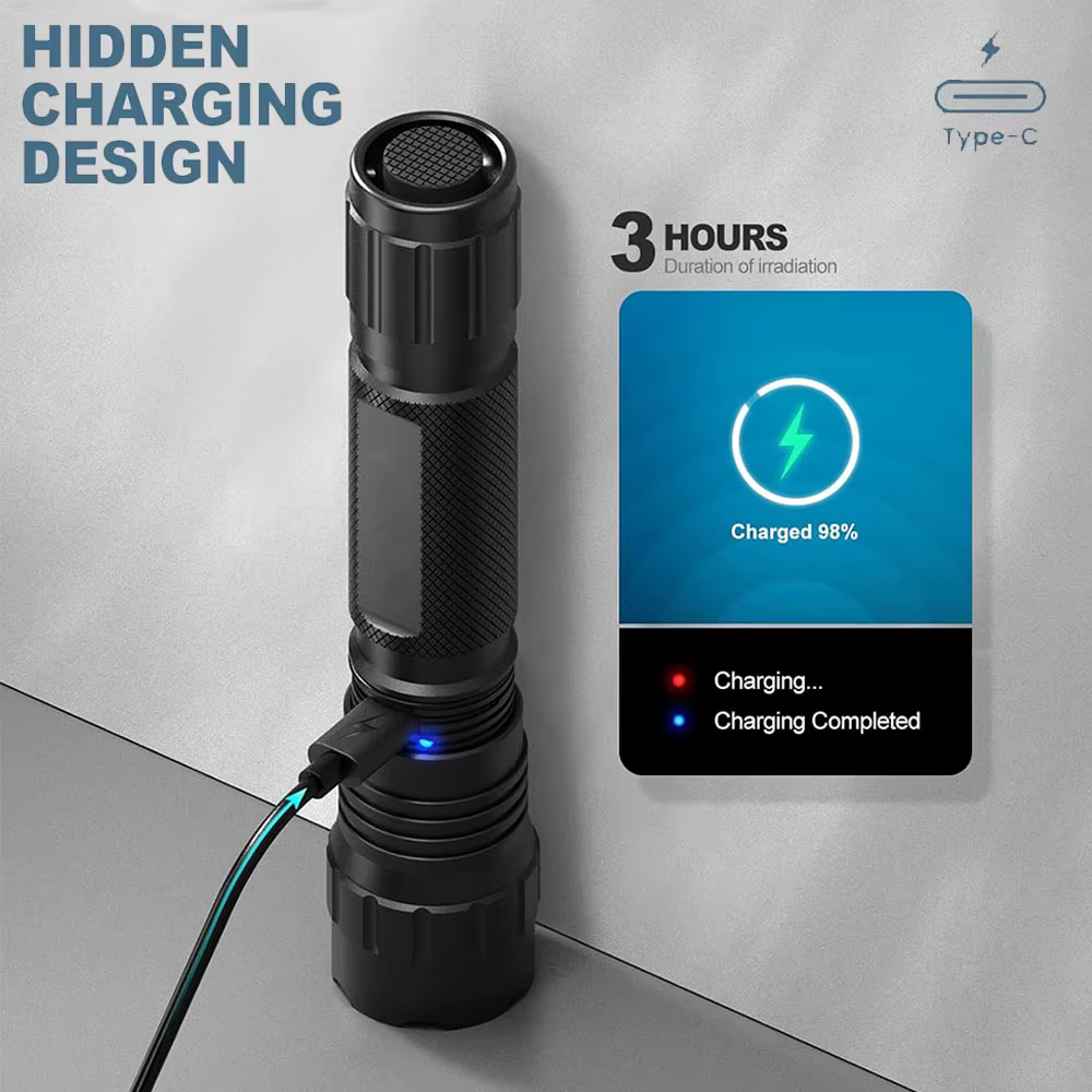 Lampe torche pour fusil 1500 lumens