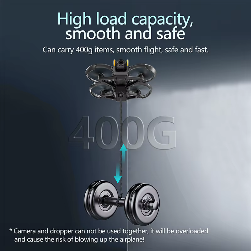 STARTRC-Système de gouttes d'air pour importateur DJI AvMi2, support d'extension supérieur, compte-gouttes d'air, lanceur de ver PTFE de sauvetage, cadeau de pêche