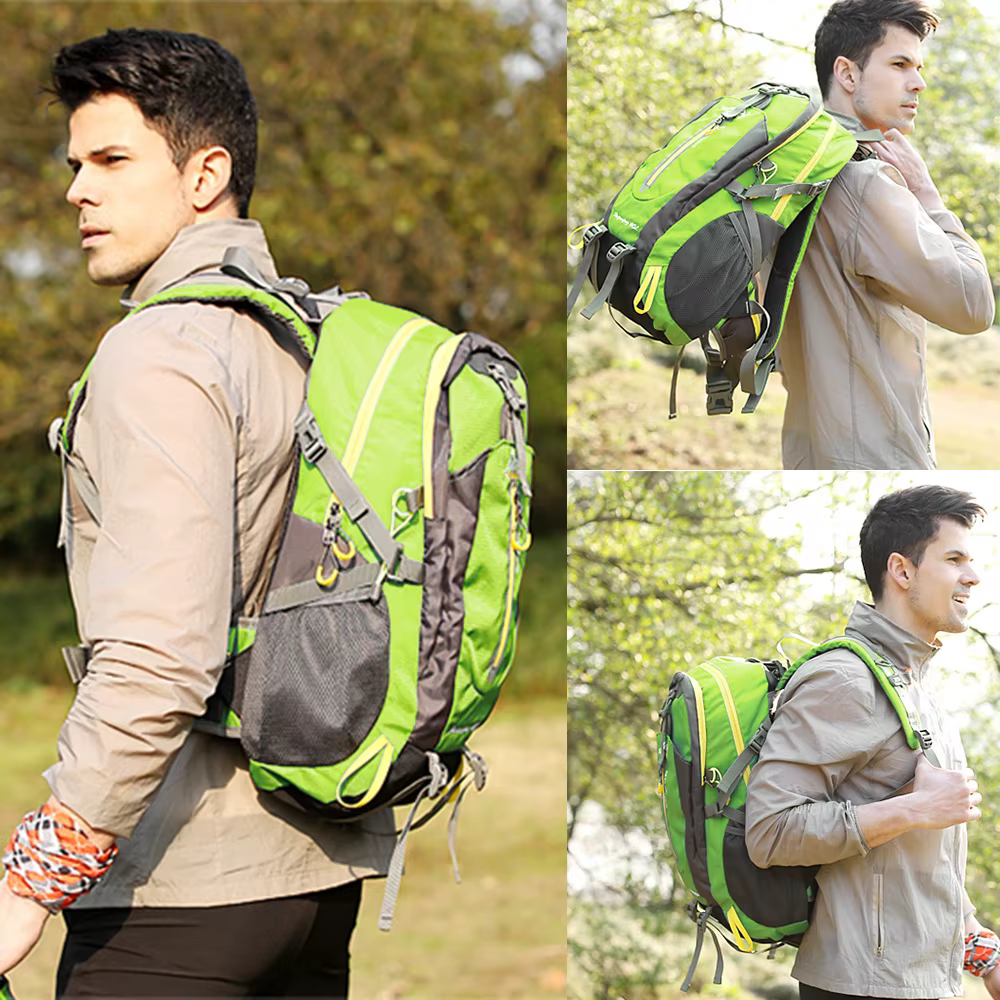 40L résistant à l'eau voyage sac à dos Camp randonnée ordinateur portable sac à dos Trekking escalade sacs à dos pour hommes femmes
