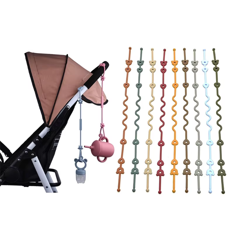 Chaîne sucette pour bébé avec sangles sécurité